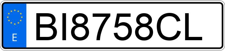 Numer rejestracyjny BI8758CL posiada VOLKSWAGEN GOLF