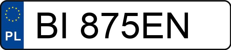 Numer rejestracyjny BI 875EN posiada SKODA OCTAVIA - BI875EN