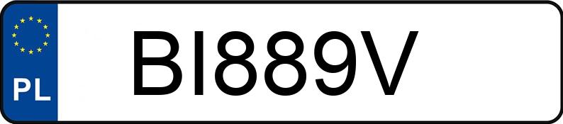 Numer rejestracyjny BI 889V posiada YAMAHA Sport.-turyst. od 600 ccm FZ1 - BI889V