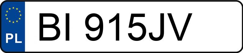 Numer rejestracyjny BI 915JV posiada AUDI A6 - BI915JV