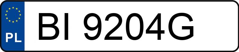 Numer rejestracyjny BI 9204G posiada OPEL ASTRA - BI9204G Numer rejestracyjny BI 9204G posiada OPEL ASTRA - BI9204G