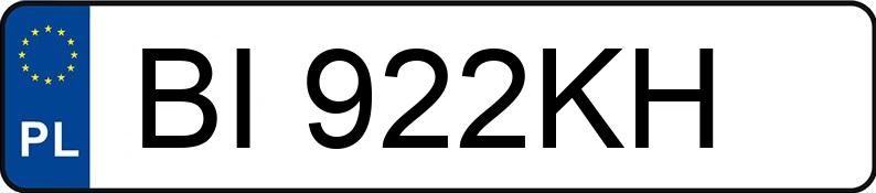 Numer rejestracyjny BI 922KH posiada KIA OPTIMA - BI922KH Numer rejestracyjny BI 922KH posiada KIA OPTIMA - BI922KH