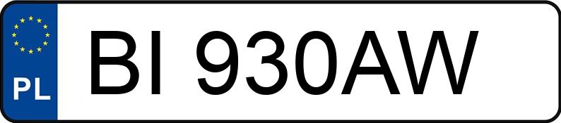 Numer rejestracyjny BI 930AW posiada AUDI A3 2.0 TDi DPF MR`09 E4 8P Ambition - BI930AW
