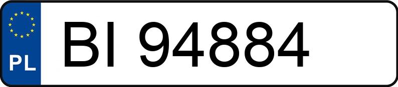 Numer rejestracyjny BI 94884 posiada FORD FIESTA - BI94884 Numer rejestracyjny BI 94884 posiada FORD FIESTA - BI94884