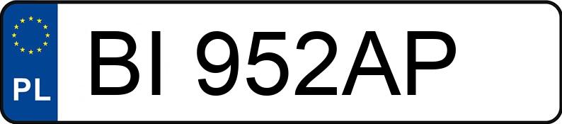 Numer rejestracyjny BI 952AP posiada SEAT IBIZA - BI952AP