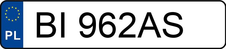 Numer rejestracyjny BI 962AS posiada CITROEN BERLINGO - BI962AS