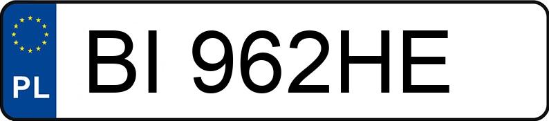 Numer rejestracyjny BI 962HE posiada MERCEDES-BENZ C 320 CDI - BI962HE