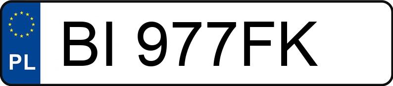 Numer rejestracyjny BI 977FK posiada SUBARU FORESTER - BI977FK