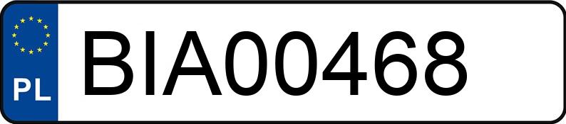 Numer rejestracyjny BIA 00468 posiada HYUNDAI TUCSON 2.0 - BIA00468