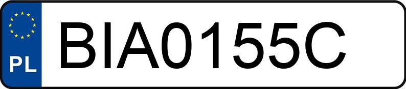 Numer rejestracyjny BIA 0155C posiada CHEVROLET CORVETTE - BIA0155C