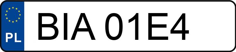 Numer rejestracyjny BIA 01E4 posiada OPEL Astra II 1.4 MR`98 GL - BIA01E4