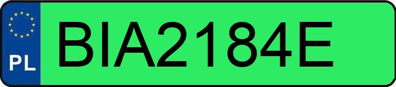 Numer rejestracyjny BIA 2184E posiada AUDI E-TRON - BIA2184E Numer rejestracyjny BIA 2184E posiada AUDI E-TRON - BIA2184E