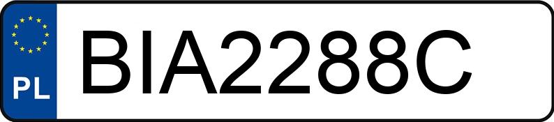 Numer rejestracyjny BIA 2288C posiada VOLVO S80 T6 - BIA2288C