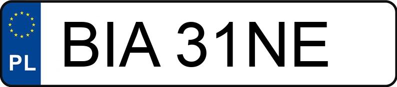 Numer rejestracyjny BIA 31NE posiada VOLKSWAGEN Golf II 1.6 TD GL - BIA31NE
