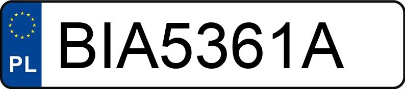 Numer rejestracyjny BIA 5361A posiada FORD MONDEO - BIA5361A