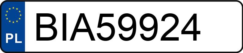 Numer rejestracyjny BIA 59924 posiada BMW 330E IPERFORMANCE - BIA59924