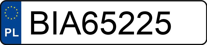 Numer rejestracyjny BIA 65225 posiada MERCEDES-BENZ E 270 CDI - BIA65225