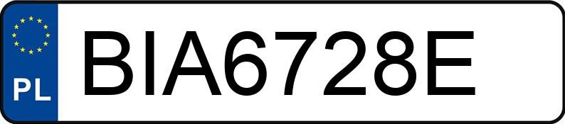 Numer rejestracyjny BIA 6728E posiada BMW 325i MR`04 E3 E90 325i MR`04 E3 E90 - BIA6728E