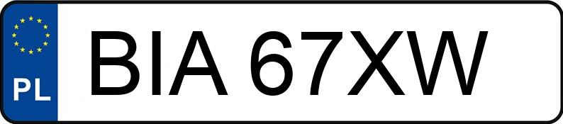 Numer rejestracyjny BIA 67XW posiada ALFA ROMEO 166 - BIA67XW