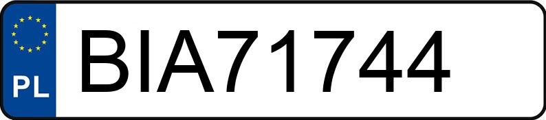 Numer rejestracyjny BIA 71744 posiada FORD MONDEO - BIA71744
