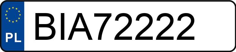 Numer rejestracyjny BIA 72222 posiada TOYOTA Avensis Wagon 2.0 Diesel MR`09 E5 Sol - BIA72222