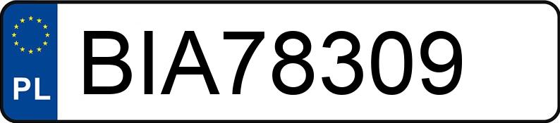 Numer rejestracyjny BIA 78309 posiada BMW 520i 24V Kat. E34 520i 24V Kat. E34 - BIA78309