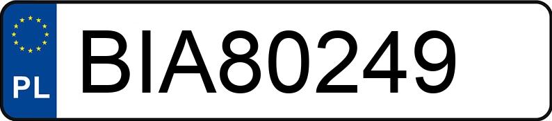 Numer rejestracyjny BIA 80249 posiada TOYOTA AVENSIS 2.0 KAT - BIA80249 Numer rejestracyjny BIA 80249 posiada TOYOTA AVENSIS 2.0 KAT - BIA80249