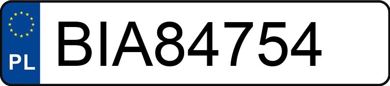 Numer rejestracyjny BIA 84754 posiada KIA CARENS - BIA84754 Numer rejestracyjny BIA 84754 posiada KIA CARENS - BIA84754