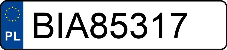 Numer rejestracyjny BIA 85317 posiada VOLVO S40 - BIA85317