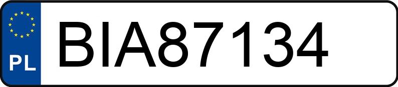 Numer rejestracyjny BIA 87134 posiada TOYOTA COROLLA - BIA87134 Numer rejestracyjny BIA 87134 posiada TOYOTA COROLLA - BIA87134