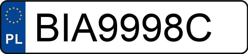 Numer rejestracyjny BIA 9998C posiada AUDI A3 - BIA9998C Numer rejestracyjny BIA 9998C posiada AUDI A3 - BIA9998C