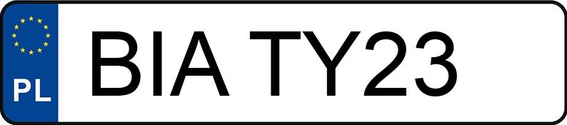 Numer rejestracyjny BIA TY23 posiada FENDT XAVER FAVORIT 511C - BIATY23