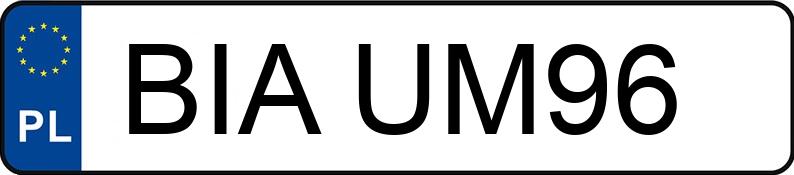 Numer rejestracyjny BIA UM96 posiada BMW 325i Coupe Kat. MR`02 E3 E46 Ci - BIAUM96