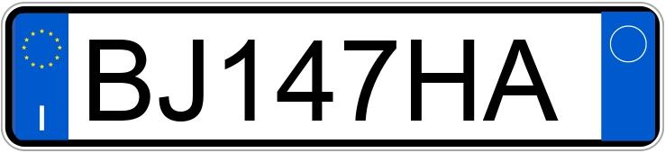 Numer rejestracyjny BJ147HA posiada OPEL Zafira