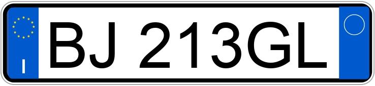 Numer rejestracyjny BJ213GL posiada FIAT Punto 2a serie