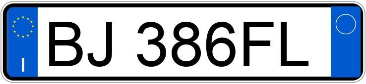 Numer rejestracyjny BJ386FL posiada RENAULT Clio 2a serie