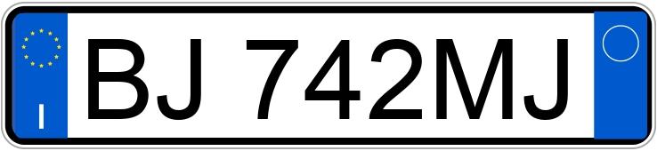 Numer rejestracyjny BJ742MJ posiada MERCEDES Classe E