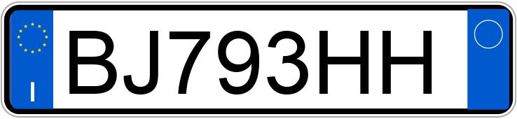 Numer rejestracyjny BJ793HH posiada RENAULT Clio 2a serie