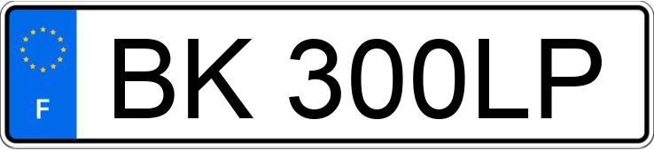 Numer rejestracyjny BK300LP posiada CITROEN C4