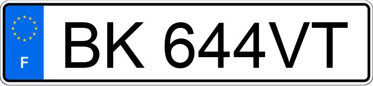 Numer rejestracyjny BK644VT posiada SEAT IBIZA