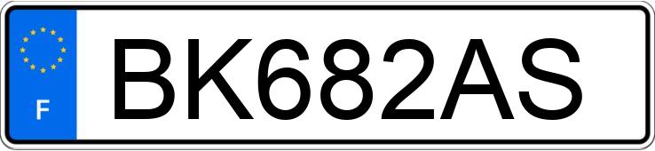 Numer rejestracyjny BK682AS posiada CITROEN C3 II