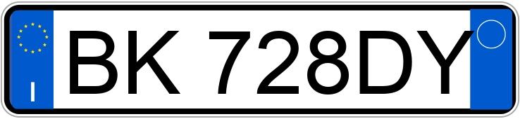 Numer rejestracyjny BK728DY posiada OPEL Frontera