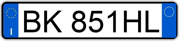 Numer rejestracyjny BK851HL posiada DAEWOO Matiz Numer rejestracyjny BK851HL posiada DAEWOO Matiz