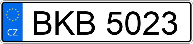 Numer rejestracyjny BKB5023 posiada TRABANT 601