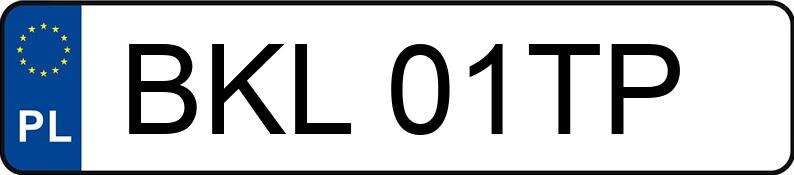 Numer rejestracyjny BKL 01TP posiada VOLKSWAGEN SHARAN - BKL01TP