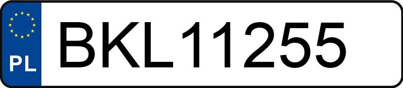 Numer rejestracyjny BKL 11255 posiada FIAT PUNTO - BKL11255