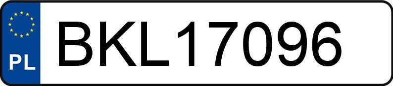 Numer rejestracyjny BKL 17096 posiada VOLKSWAGEN PASSAT 1.9 TDI - BKL17096