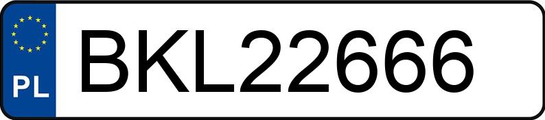 Numer rejestracyjny BKL 22666 posiada HONDA CRX - BKL22666