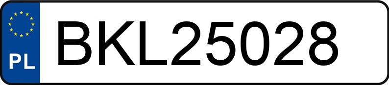 Numer rejestracyjny BKL 25028 posiada SUZUKI Swift 1.3 MR`05 E4 GLX - BKL25028