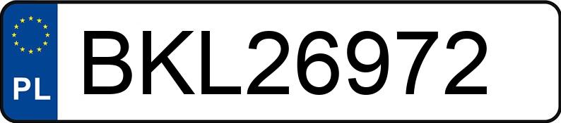 Numer rejestracyjny BKL 26972 posiada FORD FOCUS - BKL26972